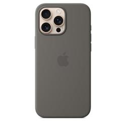 Silikónový kryt Apple iPhone 16 Pro Max s MagSafe - Sivý