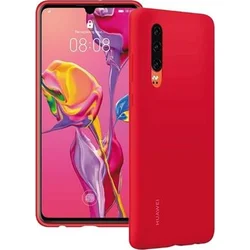 Silikonový kryt pro Huawei P30 červený