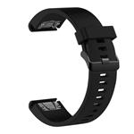 Silikónový remienok FIXED pre Garmin QuickFit 20 mm, čierny