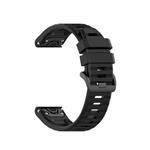 Silikónový remienok FIXED pre Garmin QuickFit 22 mm, čierny