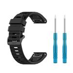 Silikónový remienok FIXED pre Garmin QuickFit 26 mm, čierny