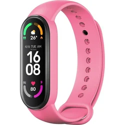 Silikónový remienok FIXED pre Xiaomi Mi Band 5/ Mi Band 6, ružový