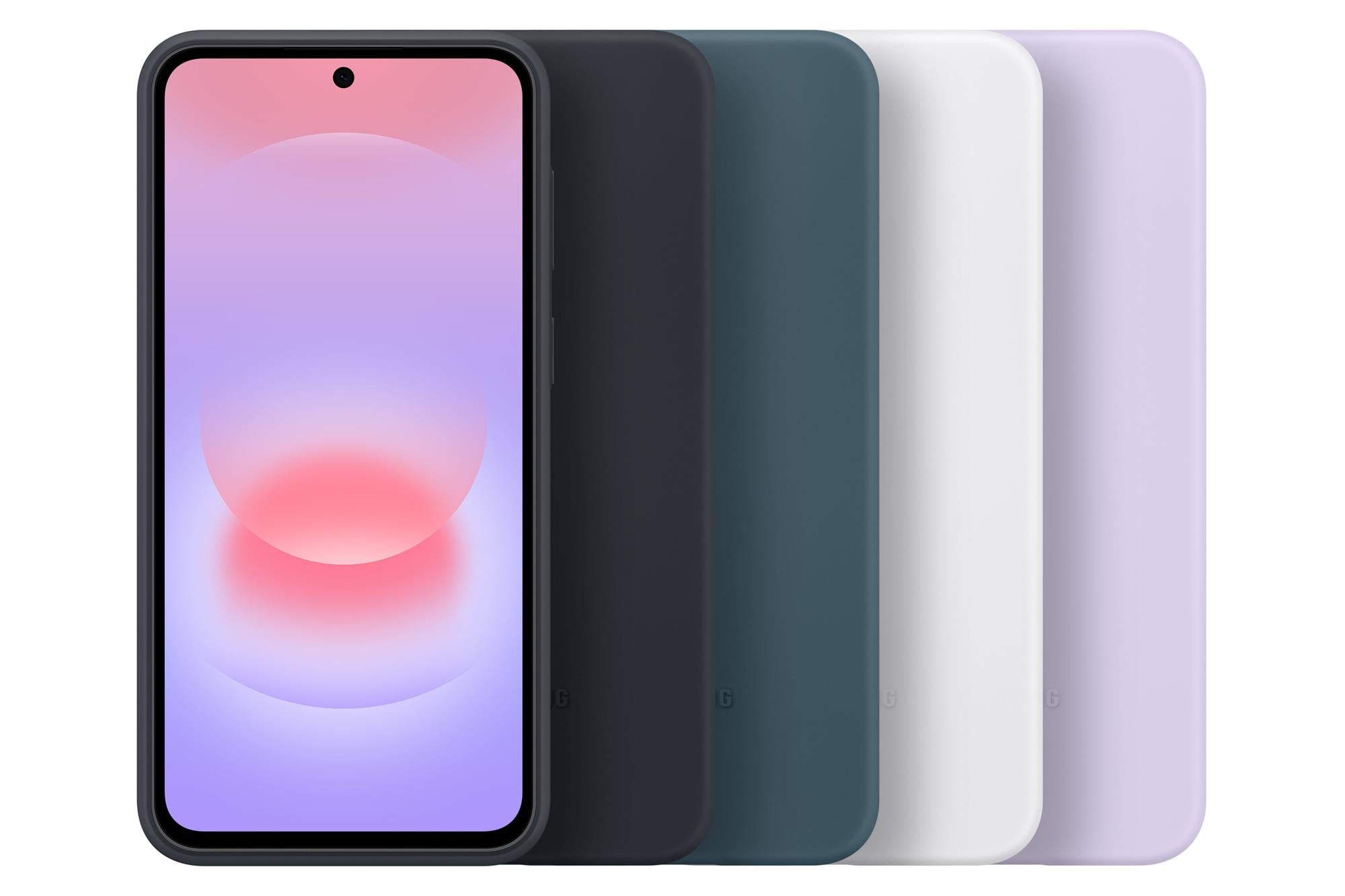 Silikónový zadný kryt Samsung pre Samsung Galaxy A37 fialový