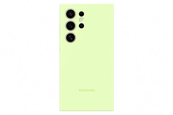 Silikónový zadný kryt Samsung pre Samsung Galaxy S24 Ultra green