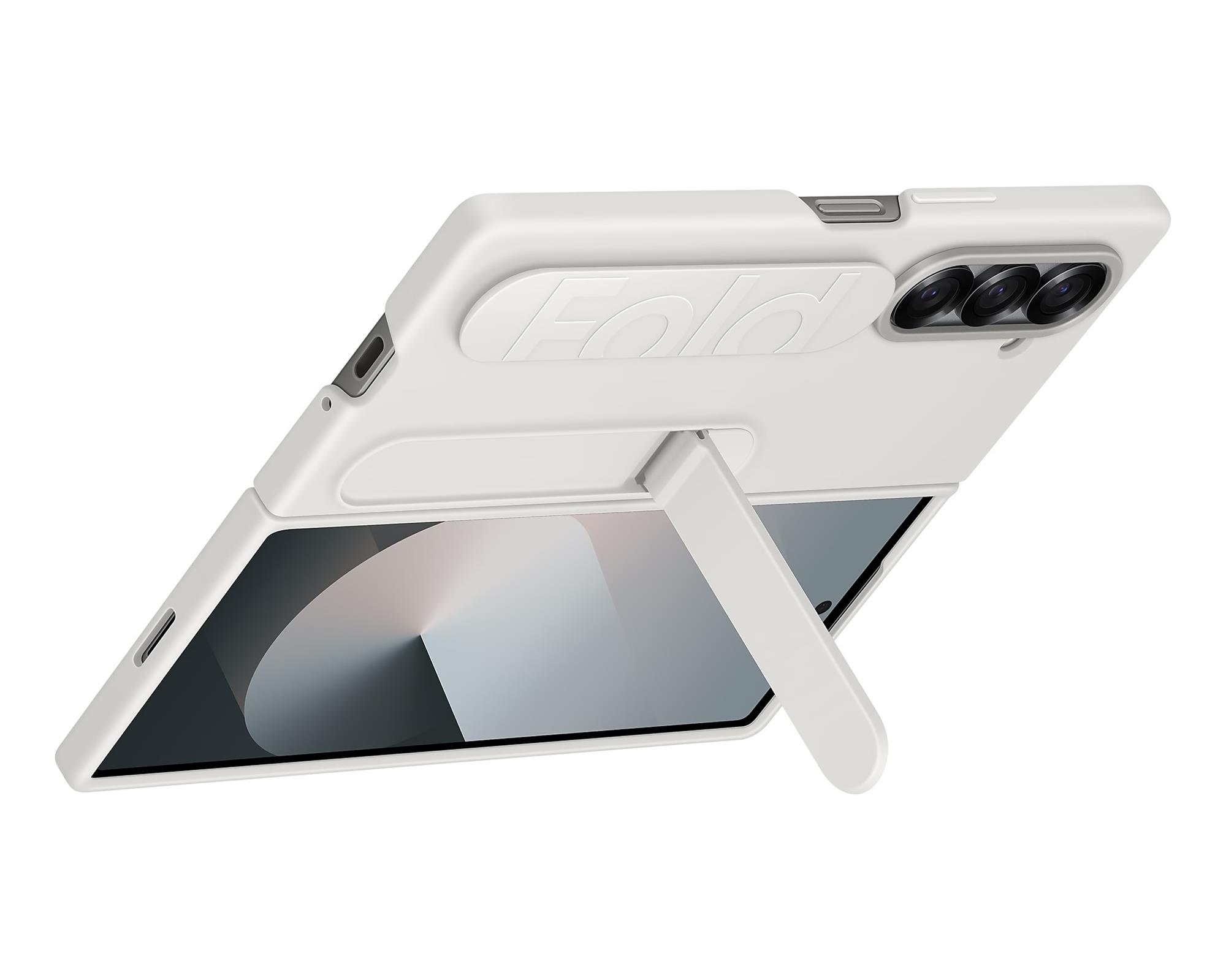 Silikónový zadný kryt Samsung pre Z Fold6 white