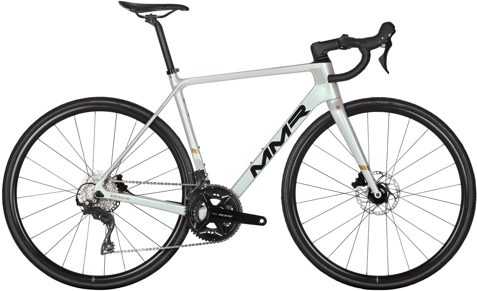 Silniční kolo MMR ADRENALINE 50 - Pearlwhite N Black - vel.L 24/2025
