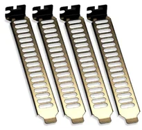 SilverStone Aeroslots PCI slot plugs 4ks, strieborná