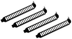 SilverStone Aeroslots záslepky PCI slot 4ks, čierna SST-Aeroslots-BP