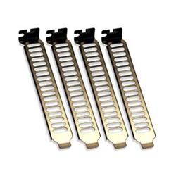 SilverStone Aeroslots záslepky PCI slot 4ks, stříbrná SST-AEROSLOTS