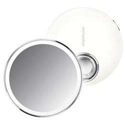 Simplehuman Kapesní kosmetické zrcátko Sensor Compact, LED světlo, 3x zvětšení, bílá