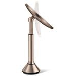 Simplehuman Kozmetické zrkadlo Sensor Touch, DUAL LED osvetlenie, 5x, dobíjateľné, Rose Gold