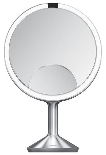 Simplehuman Kozmetické zrkadlo Sensor TRIO MAX, DUAL LED osvetlenie, 1x/5x/10, sieťové