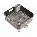 Simplehuman KT1106 Plastový odkapávač na nádobí Compact, šedý