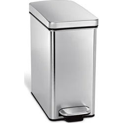 Simplehuman Pedálový odpadkový koš 10 l, hranatý