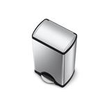 Simplehuman Pedálový odpadkový kôš 38 L, obdĺžnikový, matná oceľ