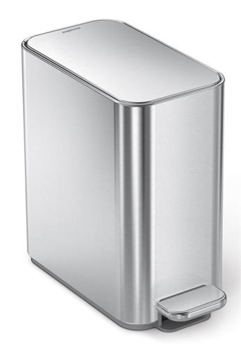 Simplehuman Pedálový úzký odpadkový koš 5 l, kartáčovaná nerez ocel