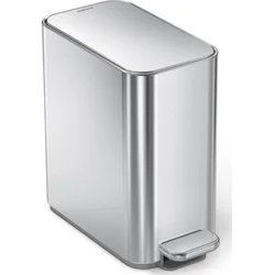 Simplehuman Pedálový úzký odpadkový koš 5 l, kartáčovaná nerez ocel