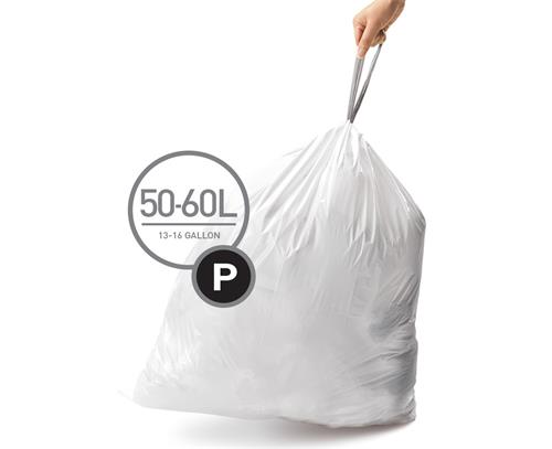 Simplehuman Sáčky do odpadkového koše 50-60 l, typ P, 20 ks v balení