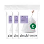 Simplehuman Vrecia na odpadky 10-12 l, typ C, 3 x 20 ks ( 60 vriec )
