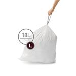 Simplehuman Vrecia na odpadky 18 l, typ L, 3 x 20 ks ( 60 vriec )