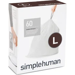 Simplehuman Vrecia na odpadky 18 l, typ L, 3 x 20 ks ( 60 vriec )