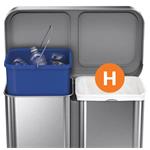 Simplehuman Vrecia na odpadky 30-35 l, typ H, 3 x 20 ks ( 60 vriec ) WP
