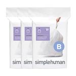 Simplehuman Vrecia na odpadky 6 l, typ B, 3 x 30 ks ( 90 vriec )
