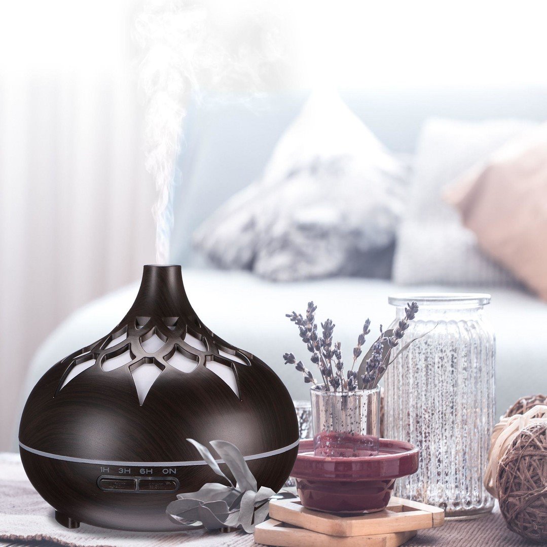 SIXTOL Aroma difuzér Palmové tmavé drevo 500ml