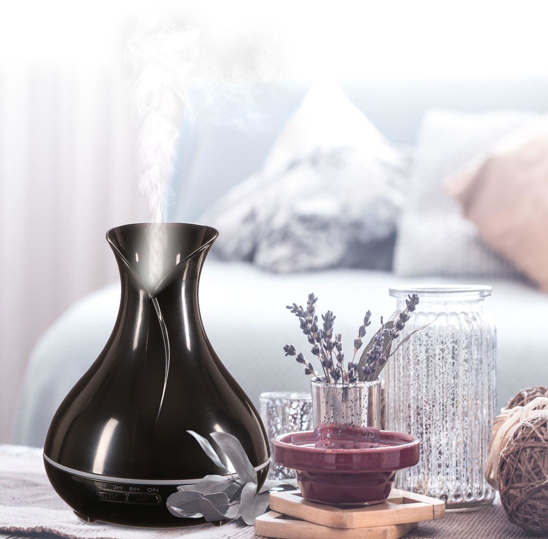 SIXTOL Aróma difúzer Vulcan čierny lesk 350ml SX4017
