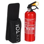 SIXTOL Držák 1kg hasicího přístroje do auta na suchý zip CAR FIRE 1