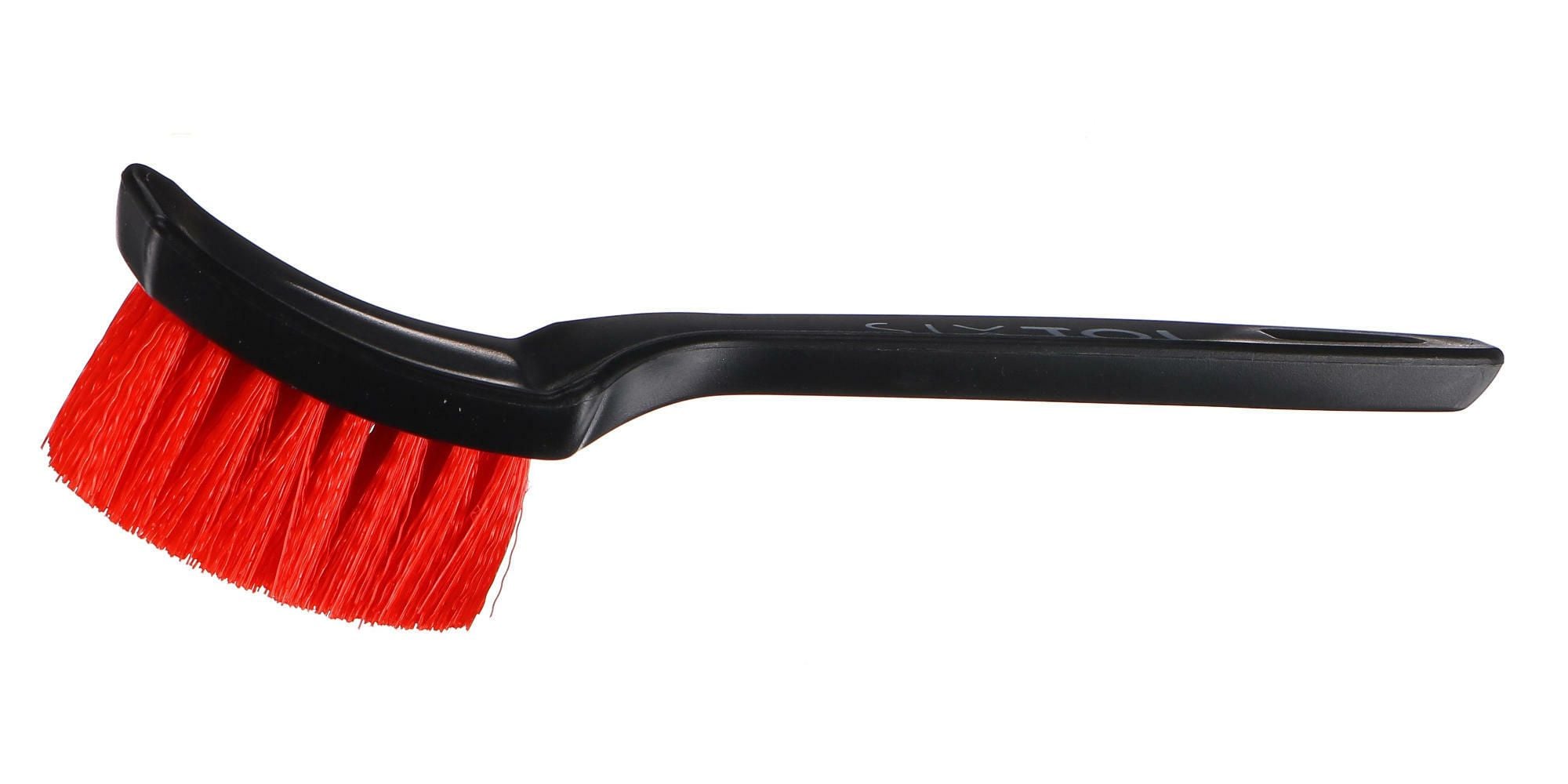 Sixtol Hrubý kartáč pro čištění pneu, ráfků a motoru auta CAR DETAILING TIRE BRUSH 1