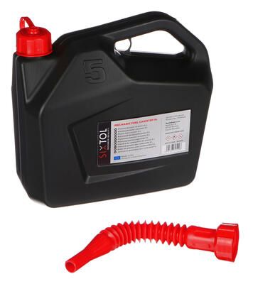 Sixtol Plastový kanister MECHANIC FUEL CANISTER 5L, čierny