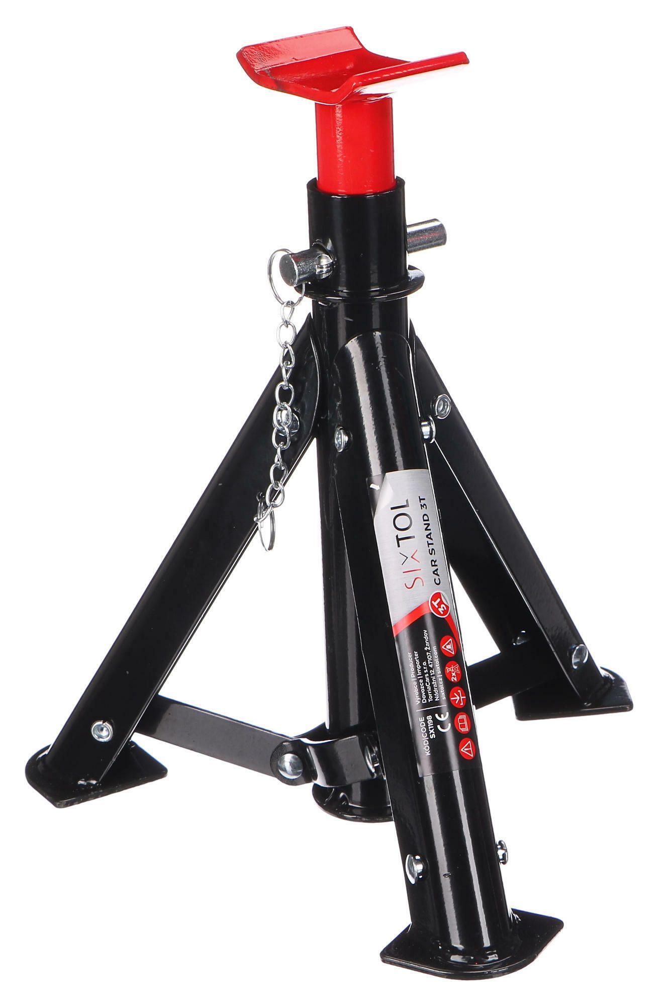 SIXTOL Podstavec pod auto skládací MECHANIC CAR STAND 3T 2ks