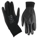 Sixtol Polyesterové pracovné rukavice čiastočne zmáčané polyuretánom GLOVE PE-PU 10"