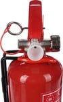 SIXTOL Práškový hasiaci prístroj FIRE STOP 1 kg, ABC, celokovový, vrátane kovového držiaka