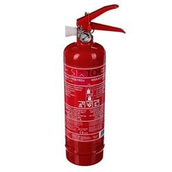 SIXTOL Práškový hasicí přístroj FIRE STOP 1 kg, ABC, celokovový, včetně kovového držáku