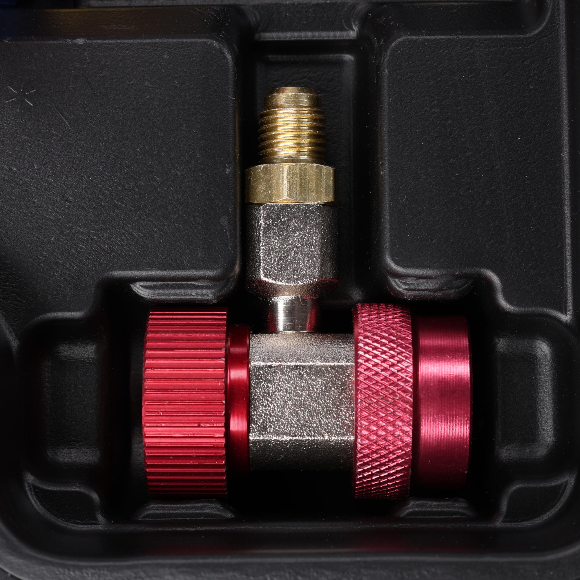 SIXTOL Sada na měření tlaku a těsnosti autoklimatizace MECHANIC AC TESTER 1