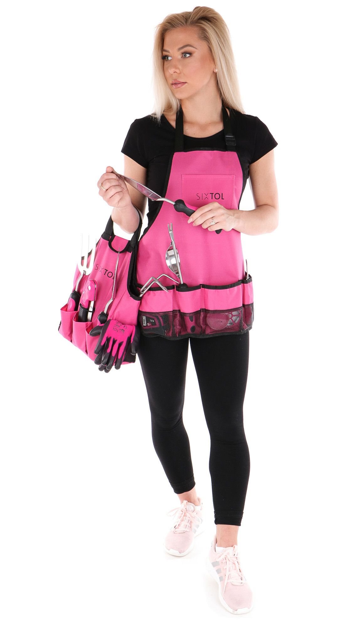 SIXTOL Sada záhradného náradia GARDEN PINK 12