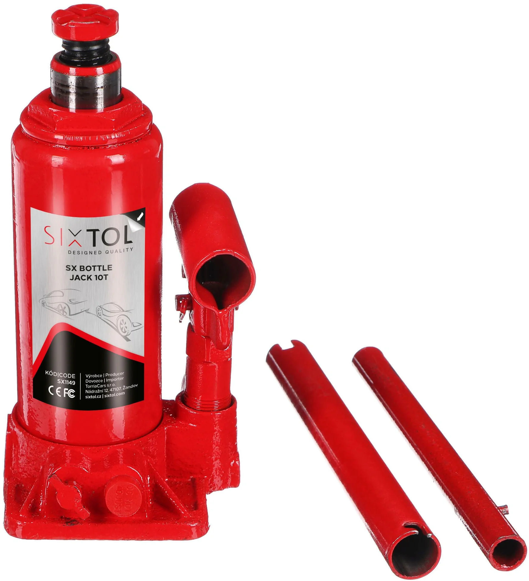 SIXTOL SX BOTTLE JACK 10T Hydraulický zvedák panenka (SX1149)