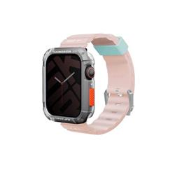 SKINARMA Shokku řemínek pro Apple Watch 45/44/42 mm, Light Pink
