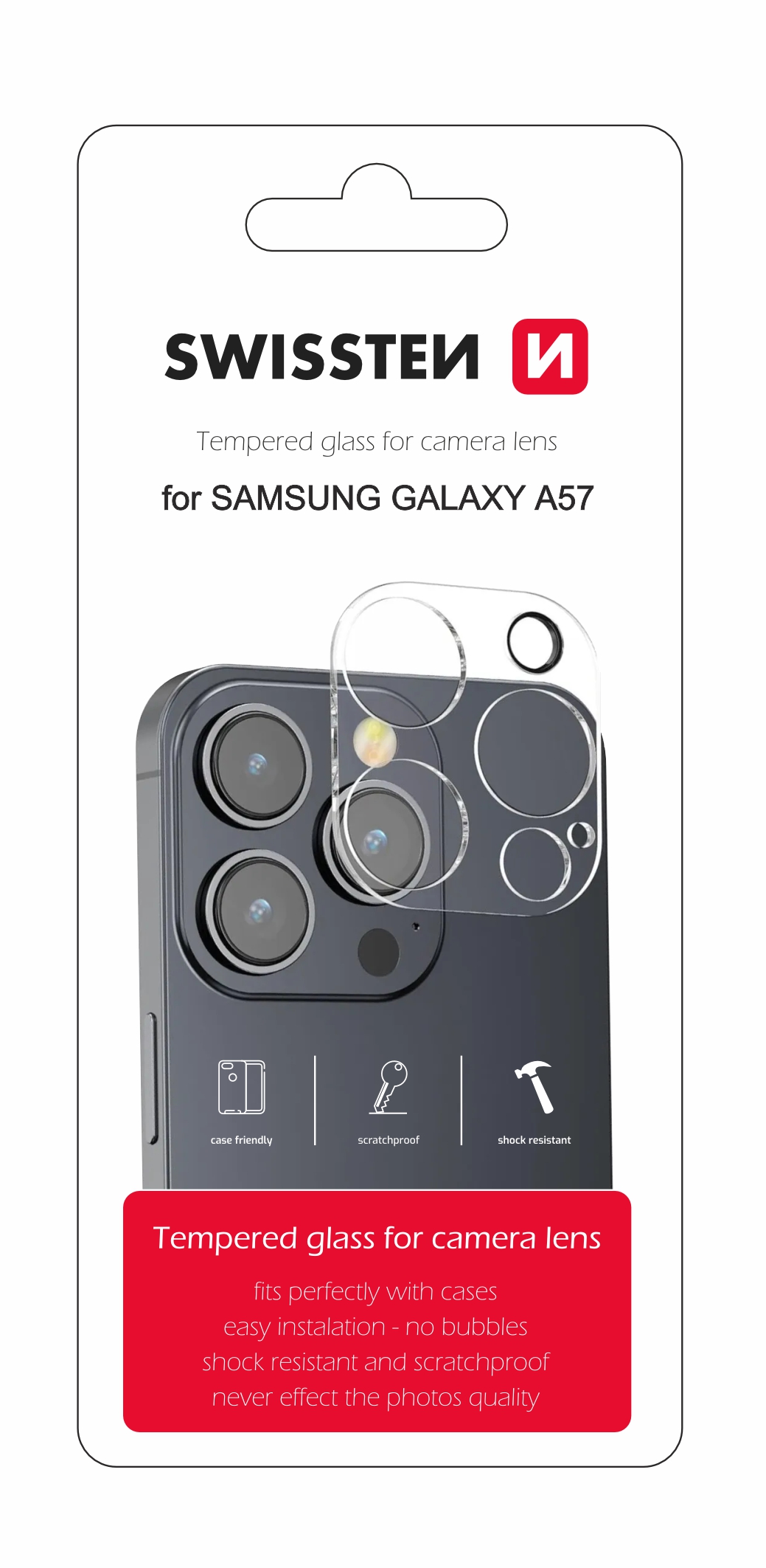 Sklo na objektív pre Galaxy A57 od Swissten