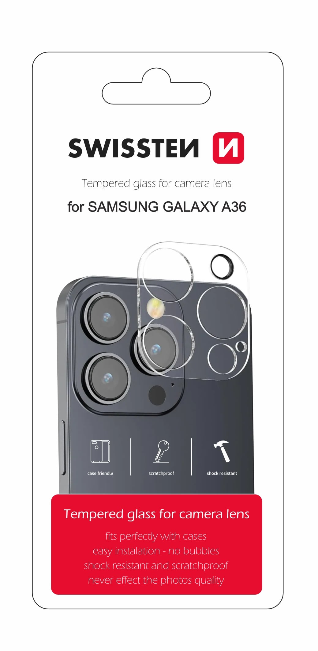 Sklo na objektív Swissten pre Galaxy A36