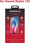 Sklo Swissten Full Glue pre Xiaomi Redmi 13C, čierne