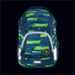 Školský batoh coocazoo MATE, Lime Stripe, certifikát AGR