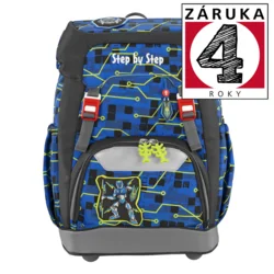 Školský batoh Step by Step GRADE Robot, certifikát AGR