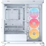 Skriňa Corsair Frame 4500X LX-R RGB, biela