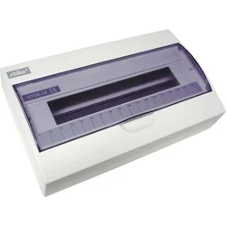 Skriňa SEZ STI616-18 pre sadrokartón, priehľadné dvere, IP30