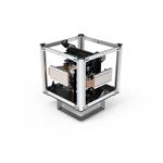 Skriňa Streacom DB4 Fanless Cube + zdroj ZeroFlex 240, strieborná