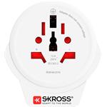 SKROSS cestovní adaptér Europe USB pro cizince v ČR, USB-A, 12W, typ E/F
