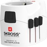 SKROSS cestovní adaptér PRO Light USB 2A - World, UK+USA+AUS/CN, univerzální, uzemněný, 2x USB-A 12W